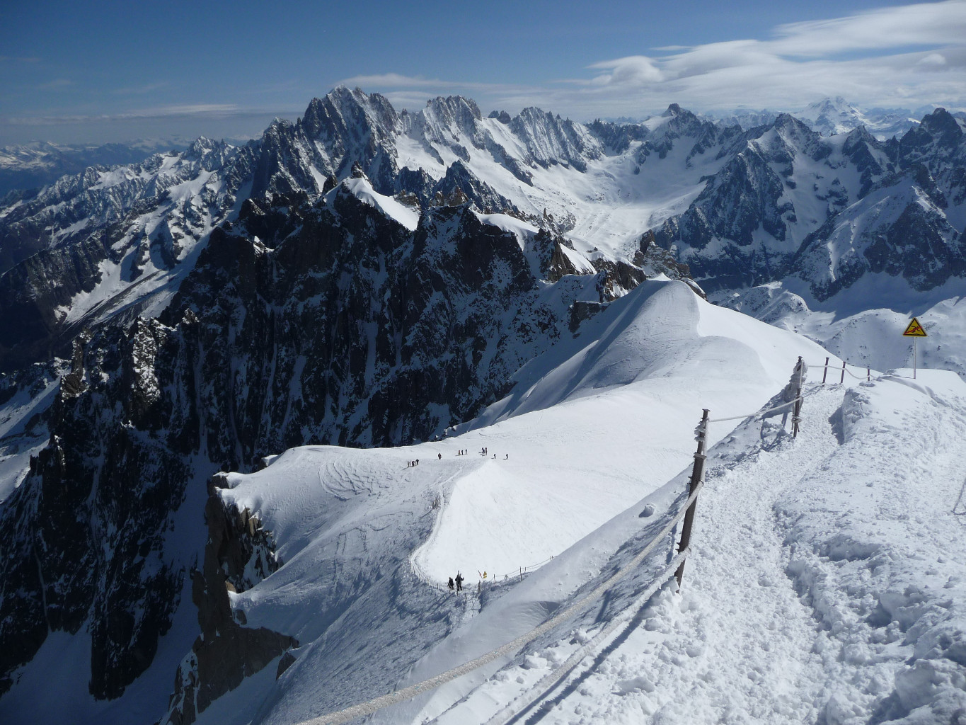 Descente de l'Aiguille du Midi