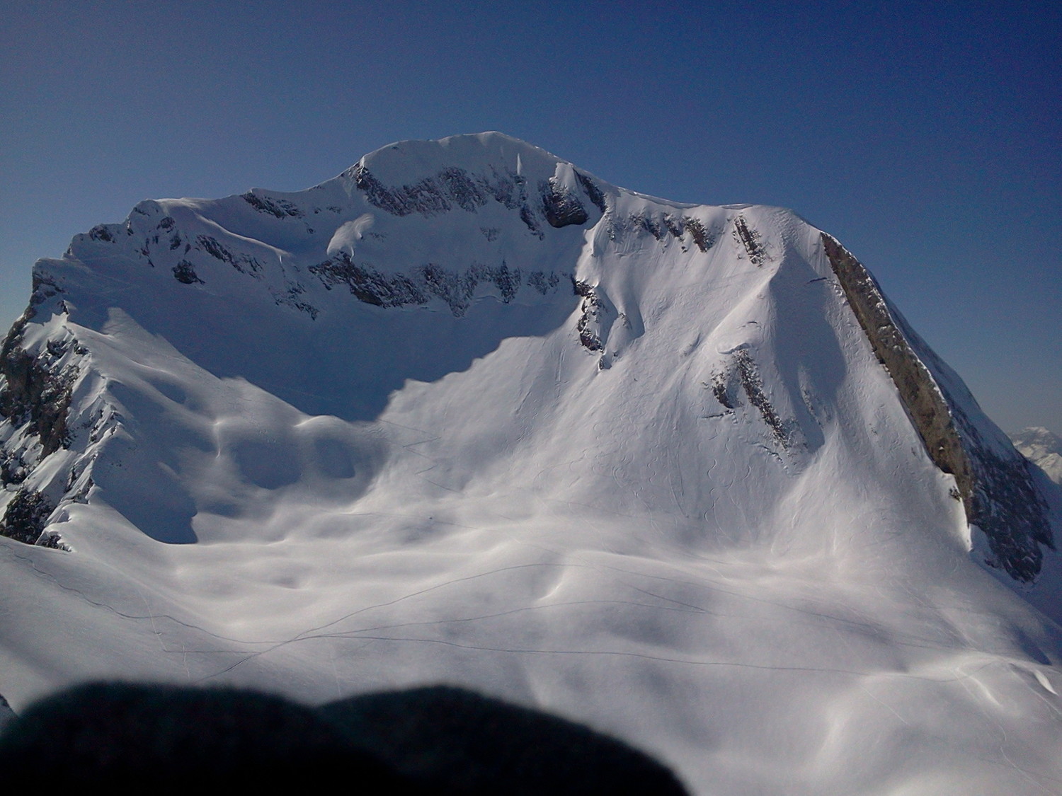 le Mont Charvin en face