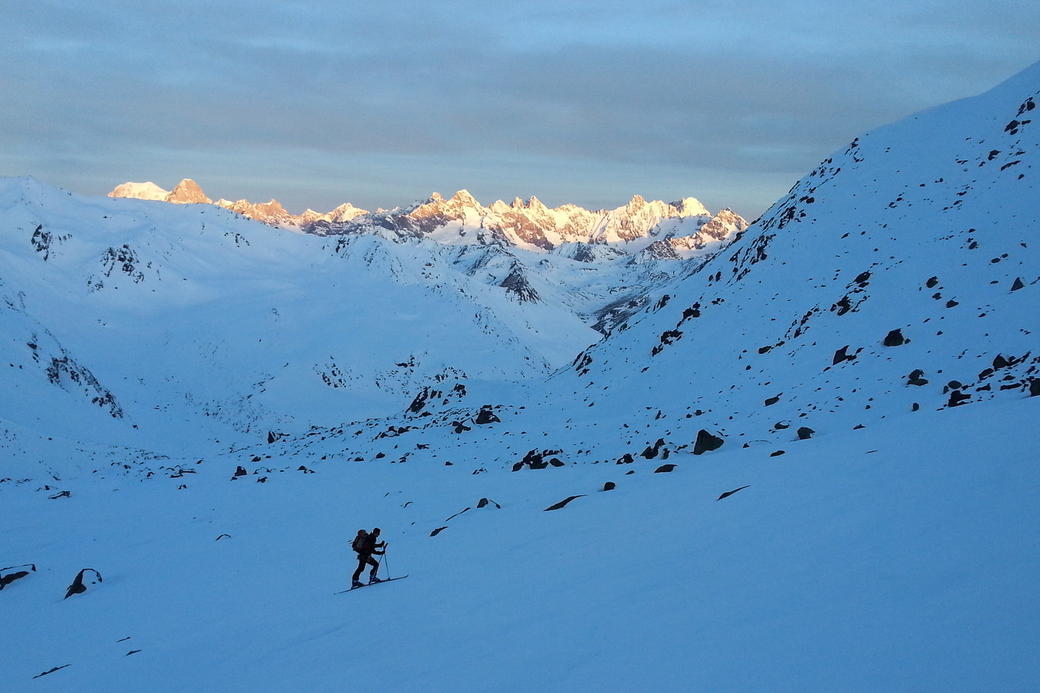 Montée vers le plateau du Couloir