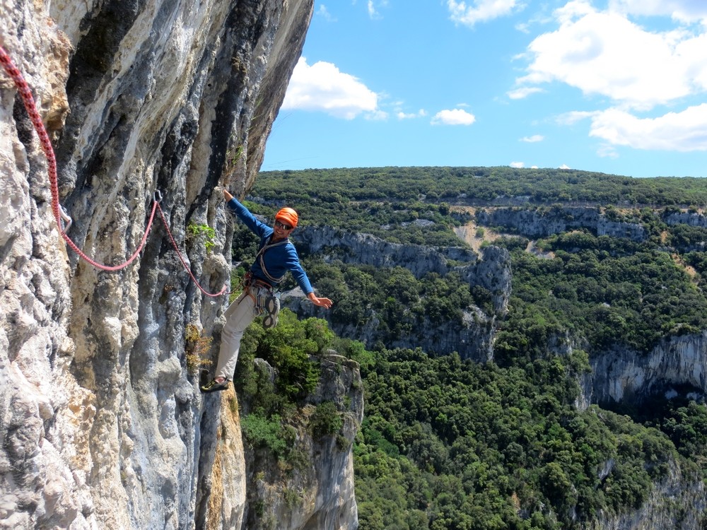 The traversée sur colos : mythique ! ...quand je vous dis que celle d'Au delà, c'est surfait :)