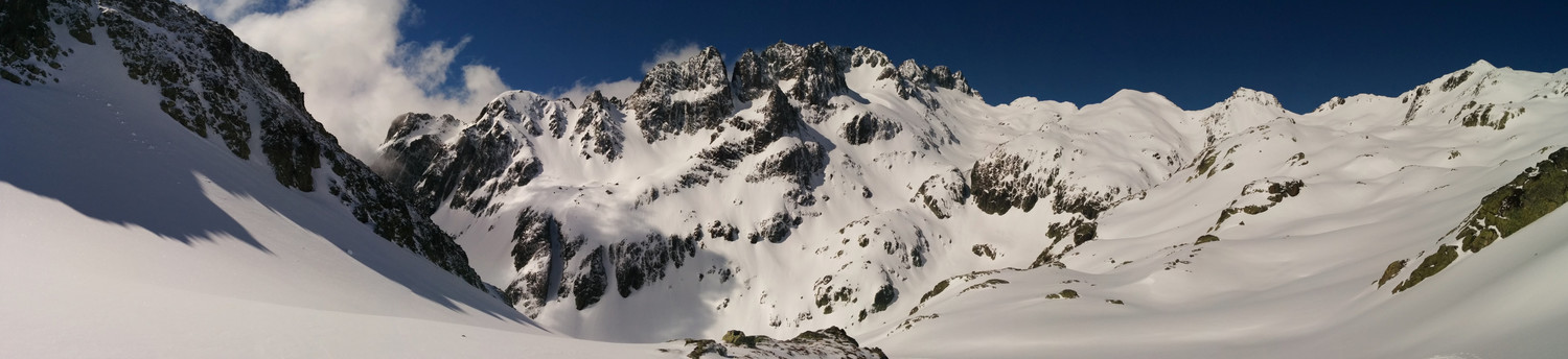 Petit pano sur les aiguilles d'Argentière