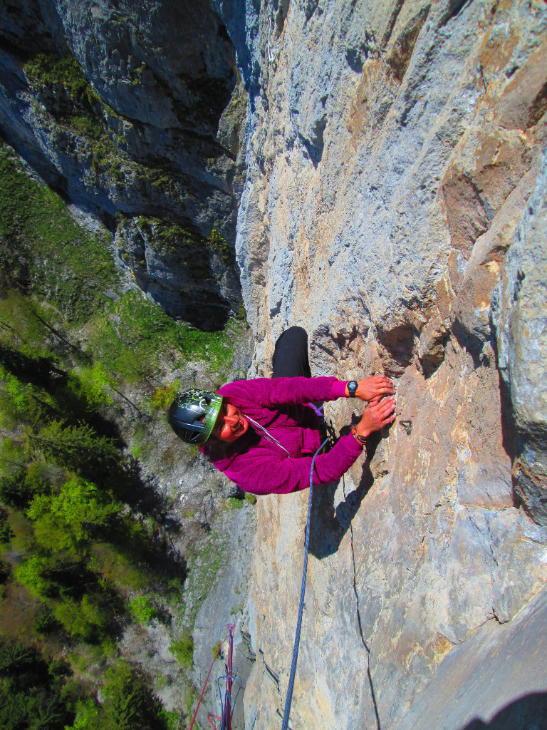 Christelle en termine avec le 7a+ de L6