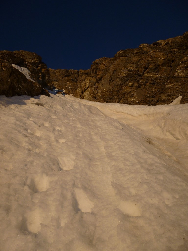 couloir oublié après la tarversée