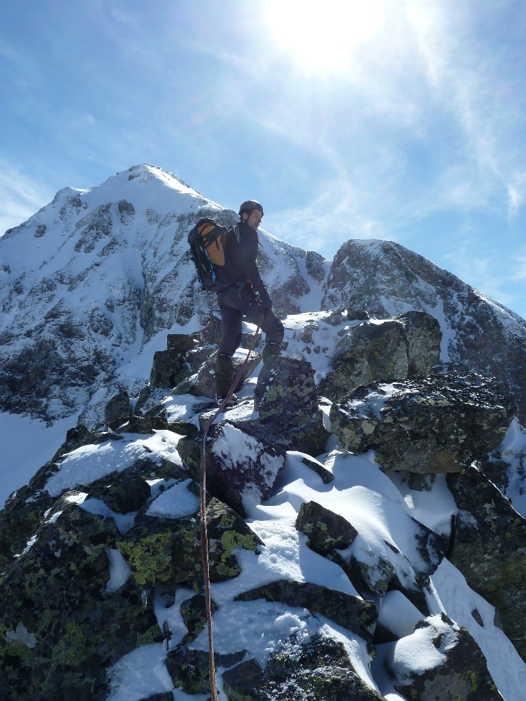 En haut du Petit Râteau
