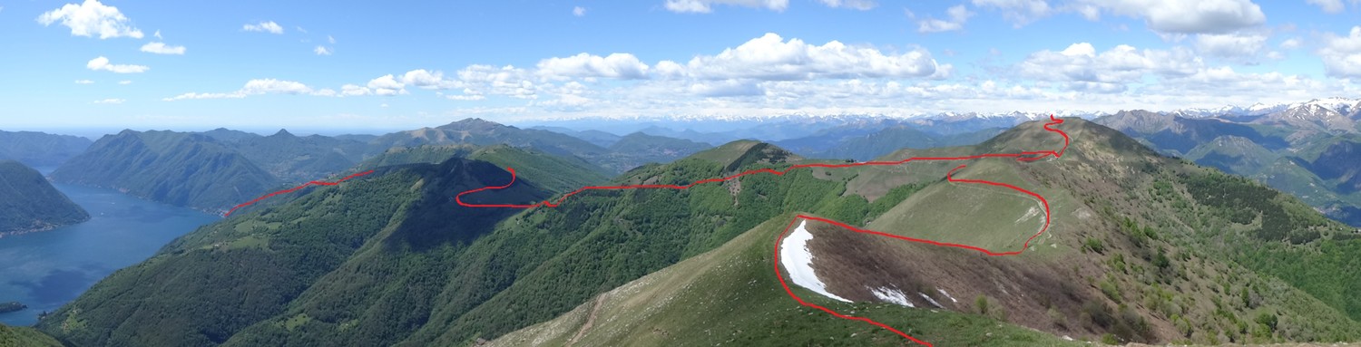 Tracciato di salita