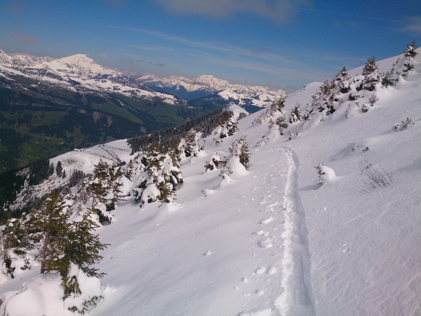 Traversée pour rejoindre le lac de Soi
