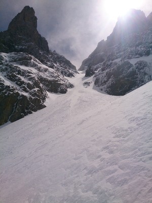 Couloir NW du Col de la Dent Jaune