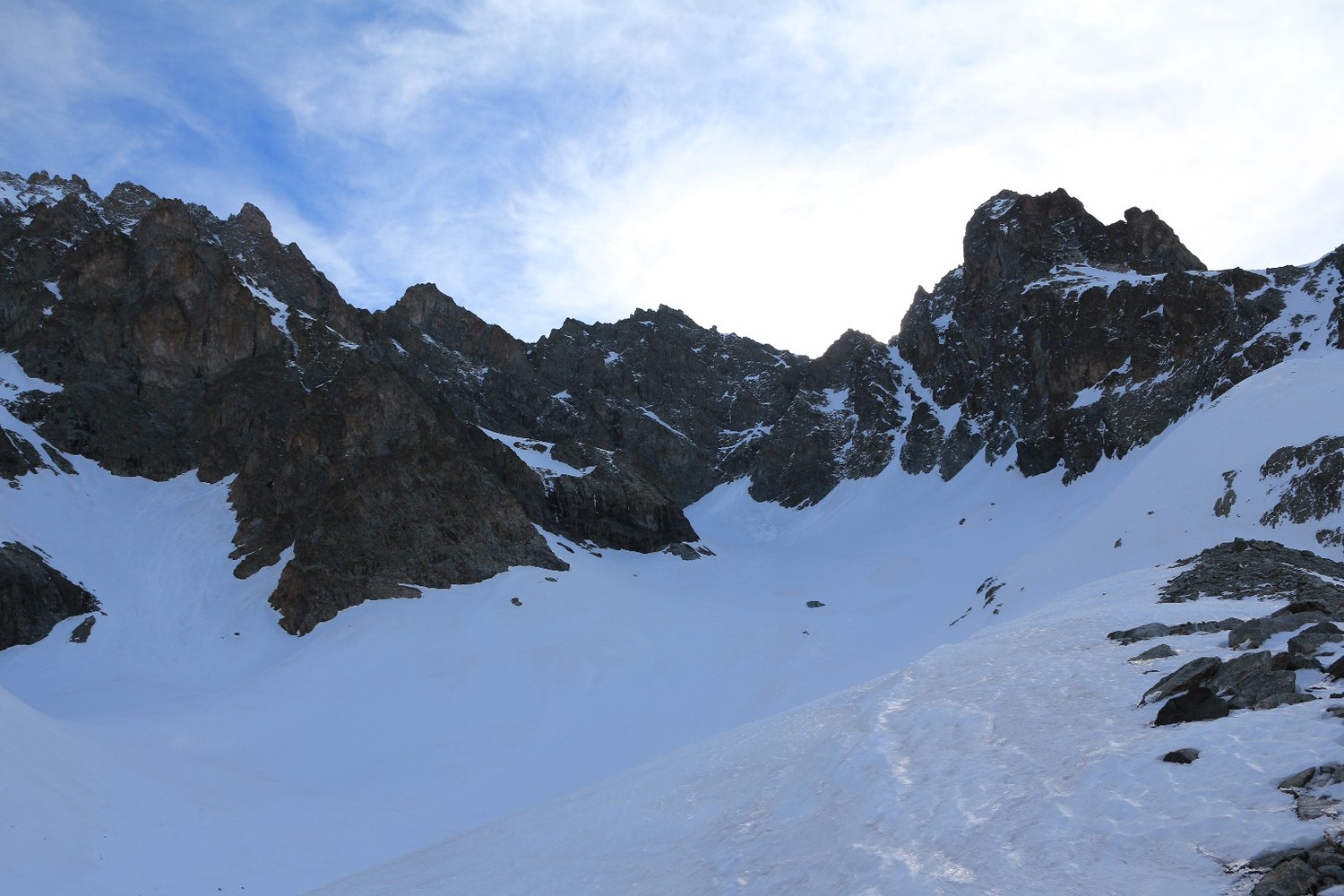 Austérité dans le versant W du Col du Monêtier