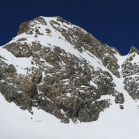 La face SE de l'Agneau Noir, après la descente
