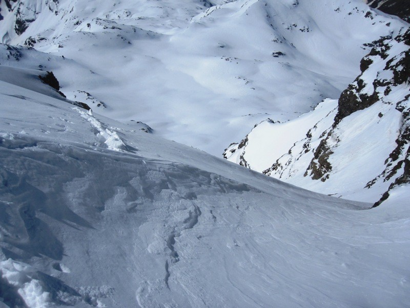 uscita del canalone sw del Varuna