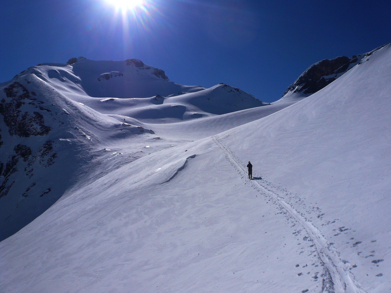 Sous le pied du glacier