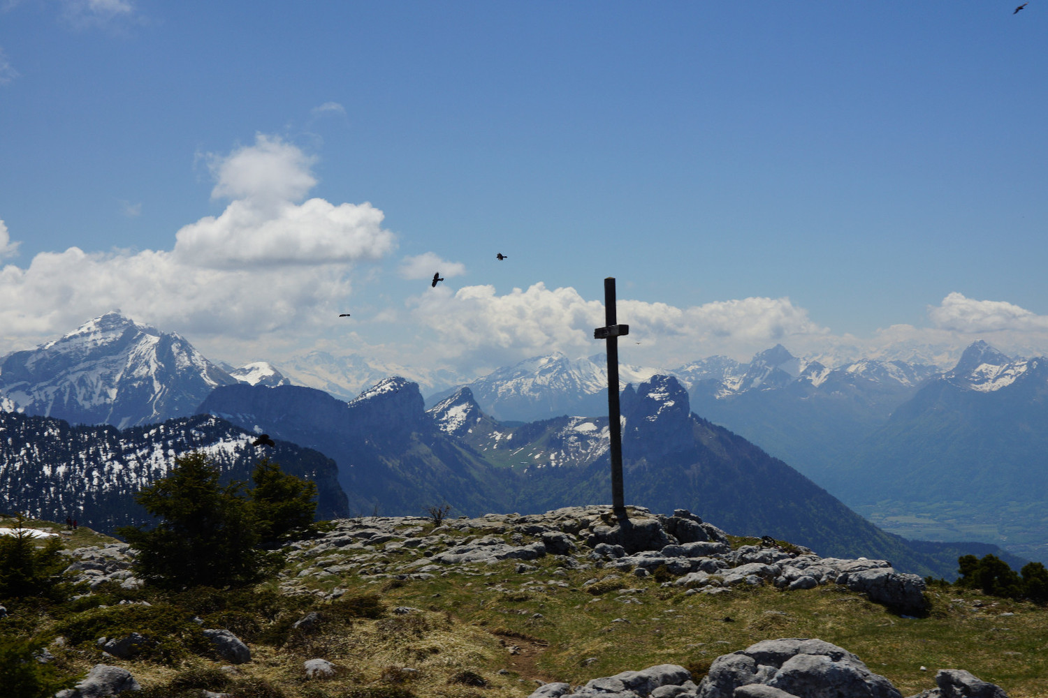 Cross at the Tete du Parmelan