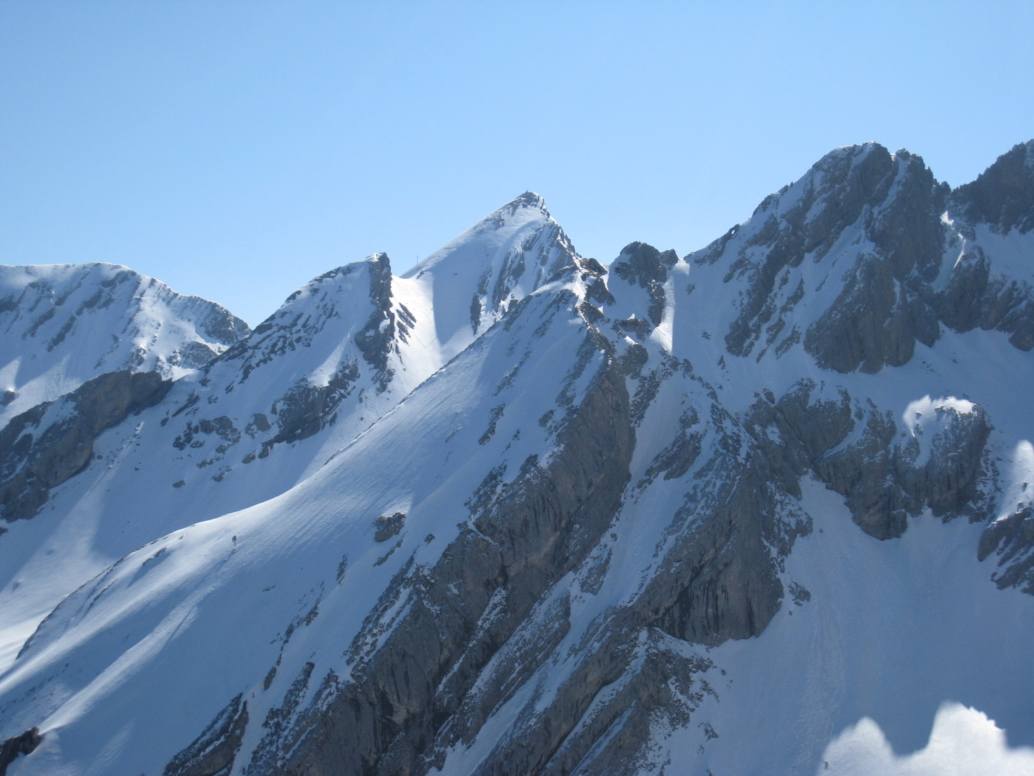 Aig des Calvaires - regard vers gde Balmaz
