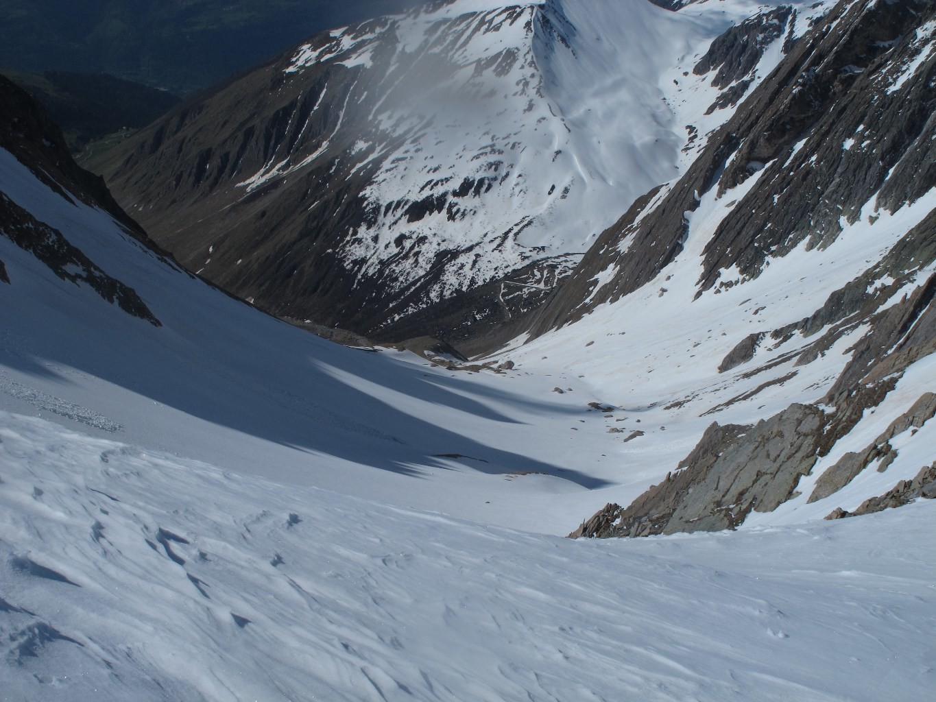 Descente côté Balme