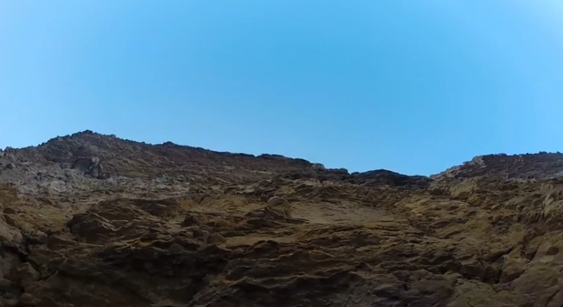 La voie vue du pied