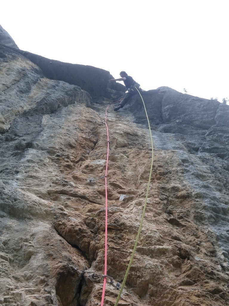 1er 7a+, joli mais court