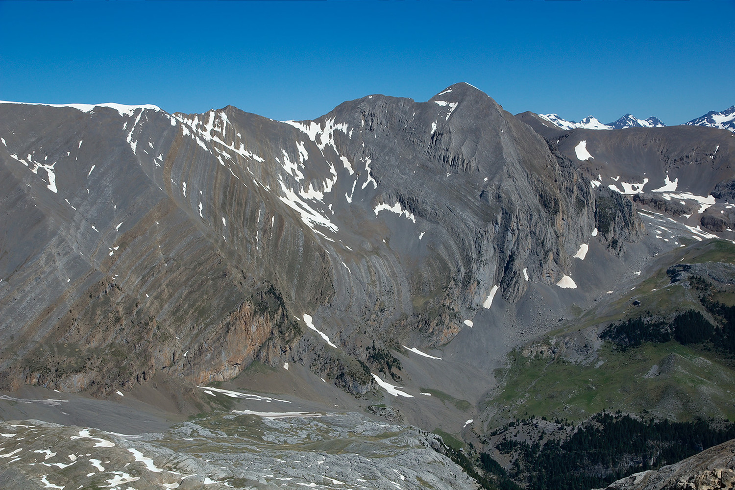 Punta Alta de Llosat, cirque de Armeña depuis punta Reduno