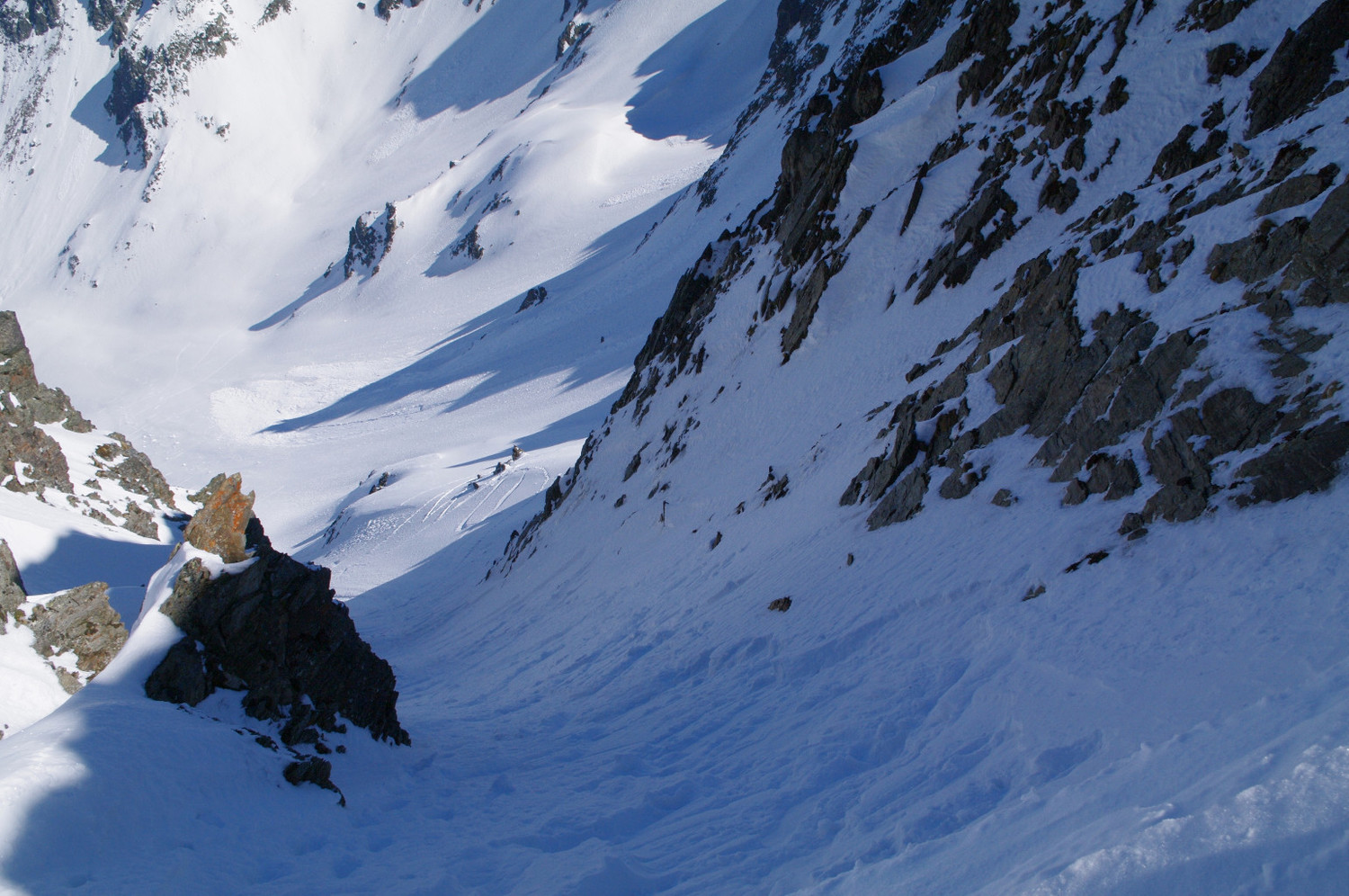 Couloir pas mal rempli