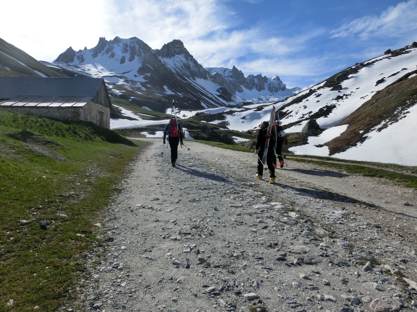 Portage au départ