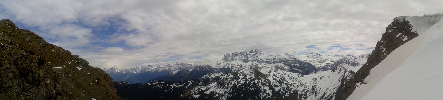Vue de Vaud du haut de Cornebois