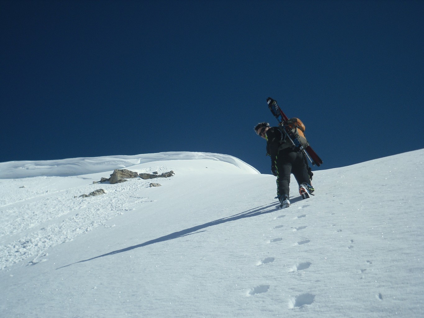 partie médiane de l'arête sud