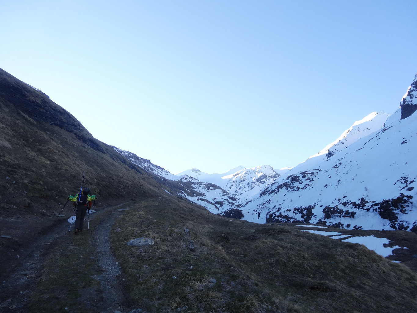 Sassière montée vers 2100m