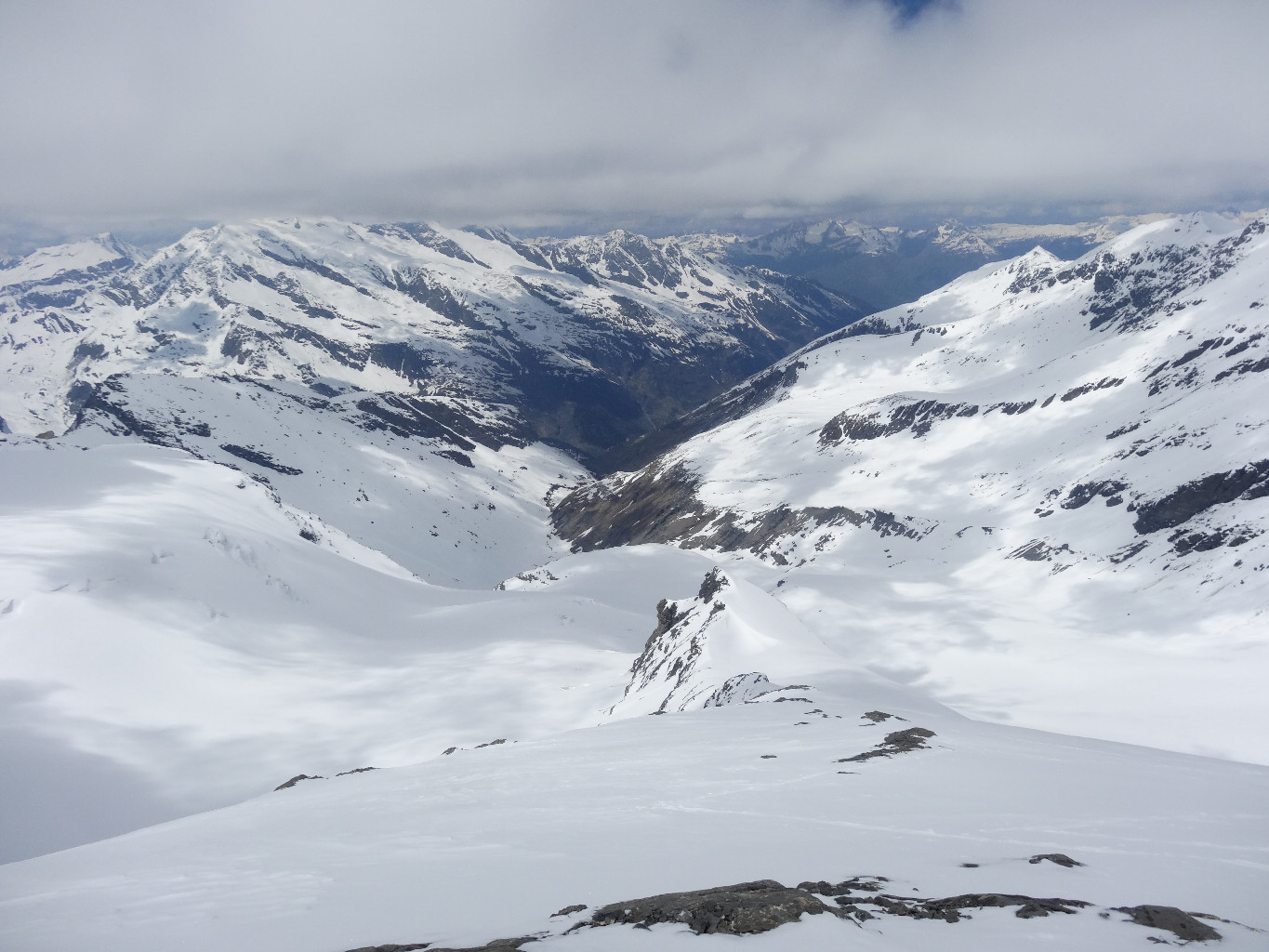 Sassière vue du sommet