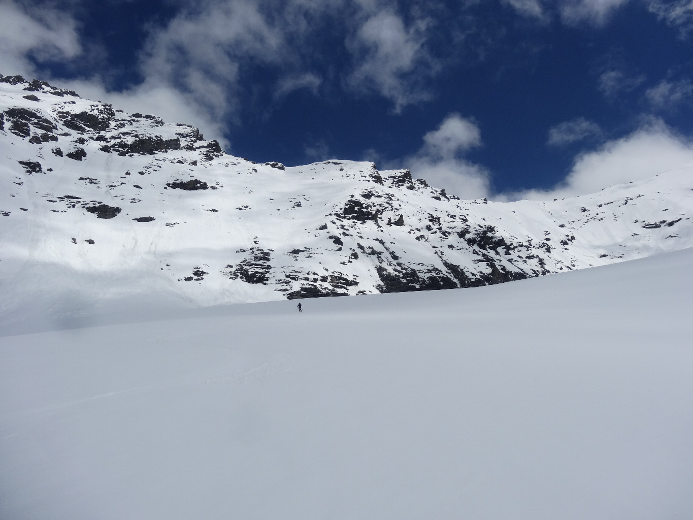 Sassière descente vers 3000m