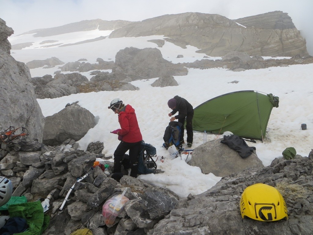 Il ne reste qu'à plier le bivouac...