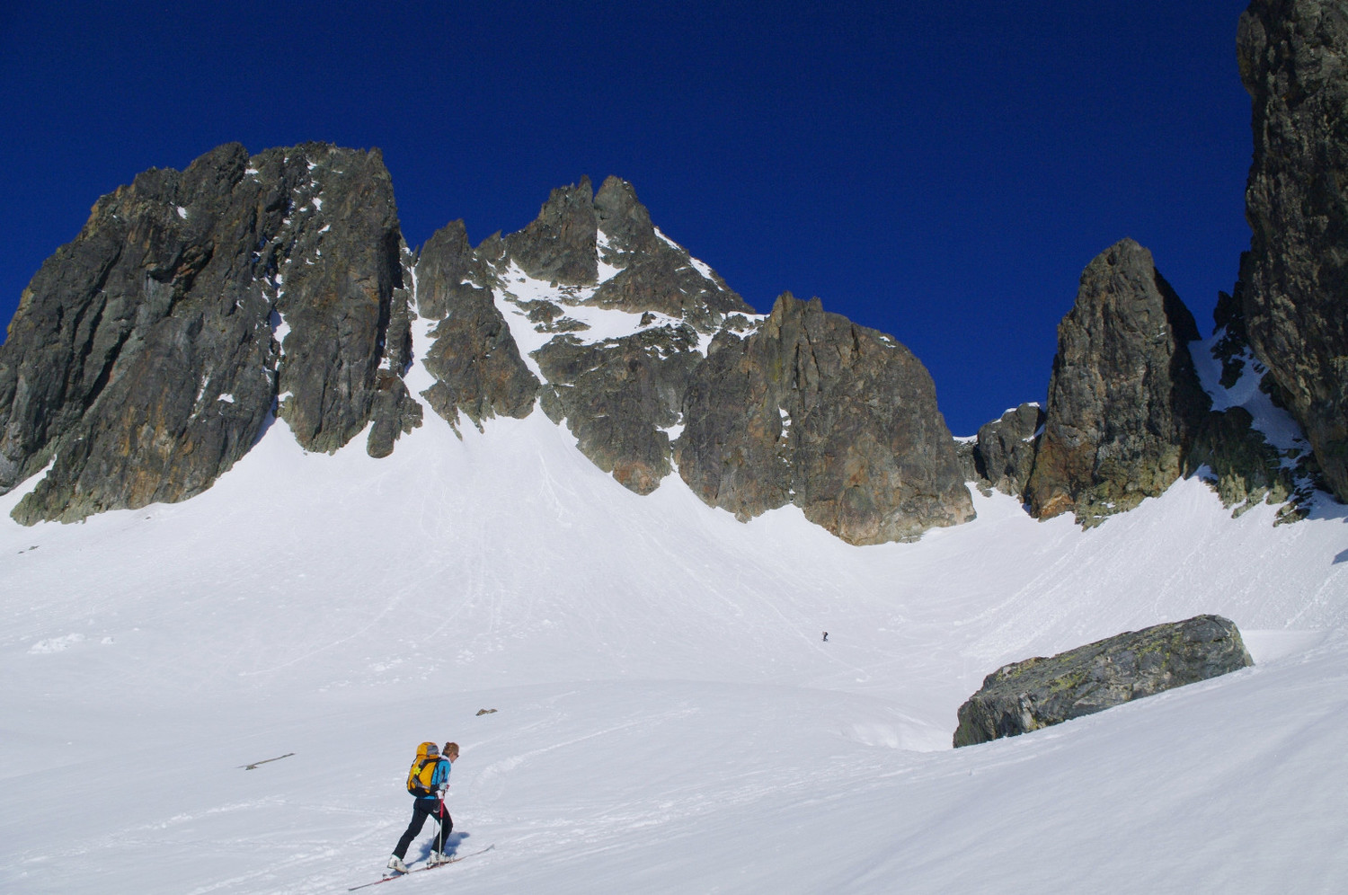 A l'approche du col de la Combe