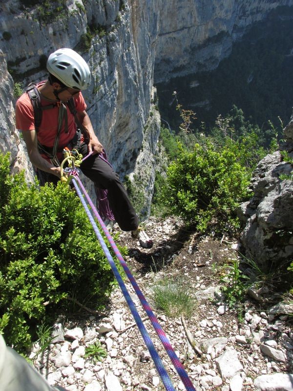 Départ du rappel