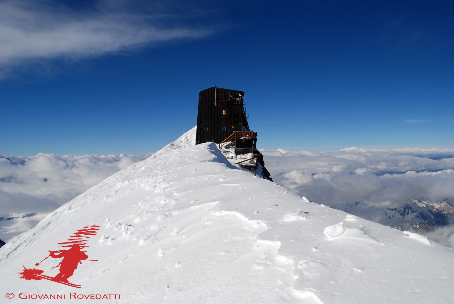 Arrivo alla Punta Gnifetti 4554m e alla Capanna Regina Margheria