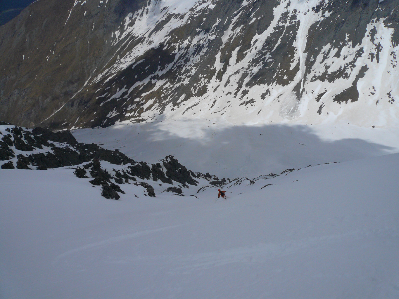 Belle neige dans cette partie du couloir, gros plaisir