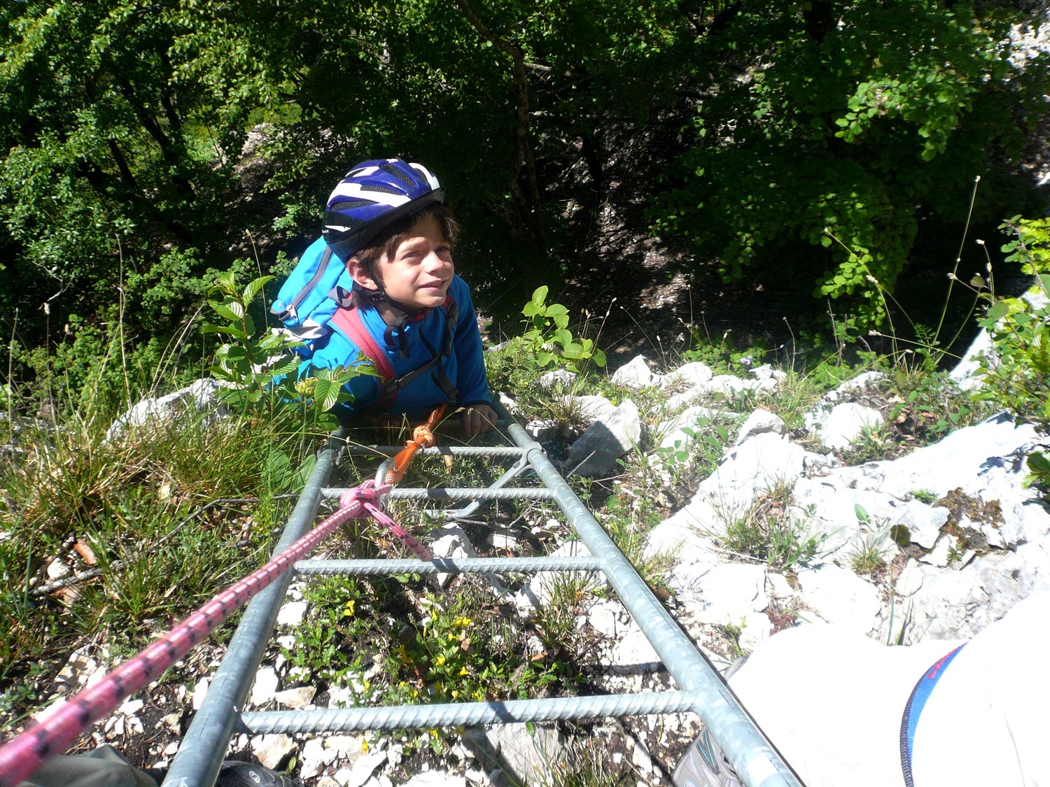 Descente sur le Nid d'Aigle, hors programme...