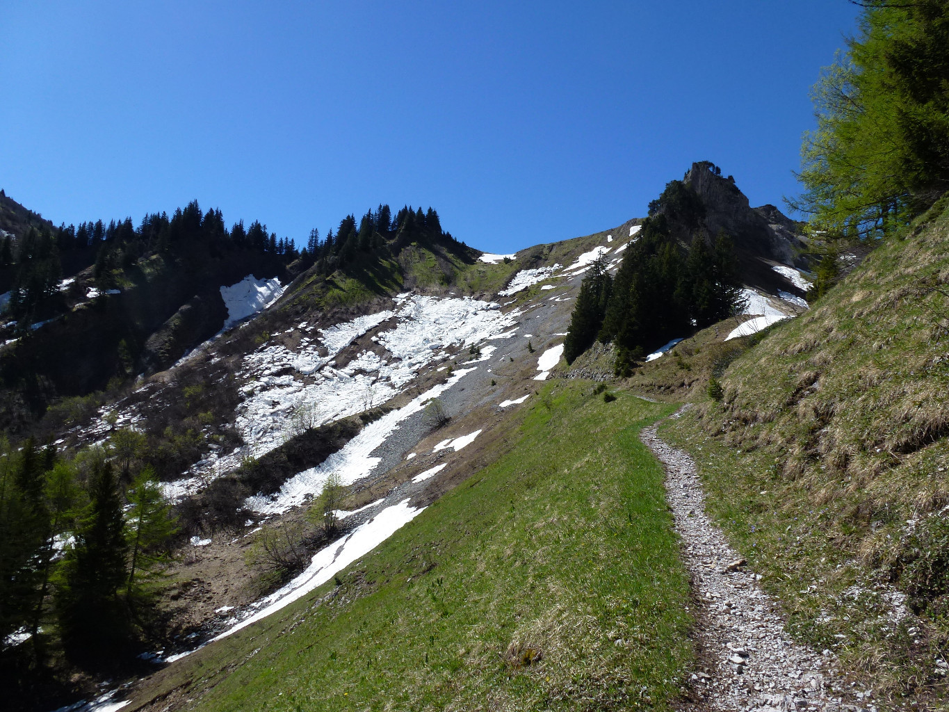 Sous le col d'Orgeval