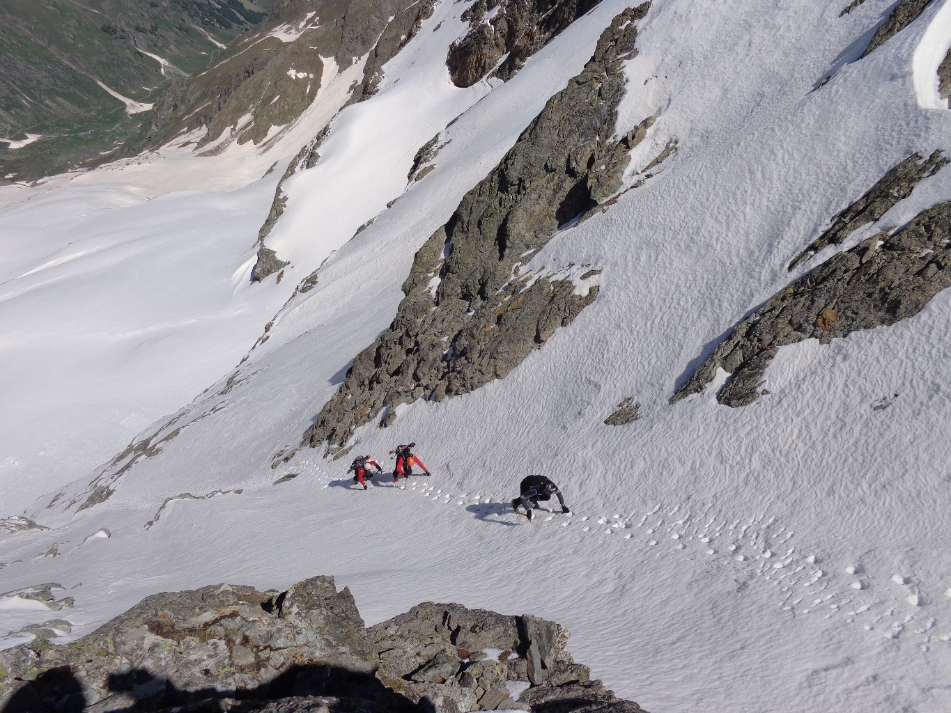 Sortie du couloir des Italiens
