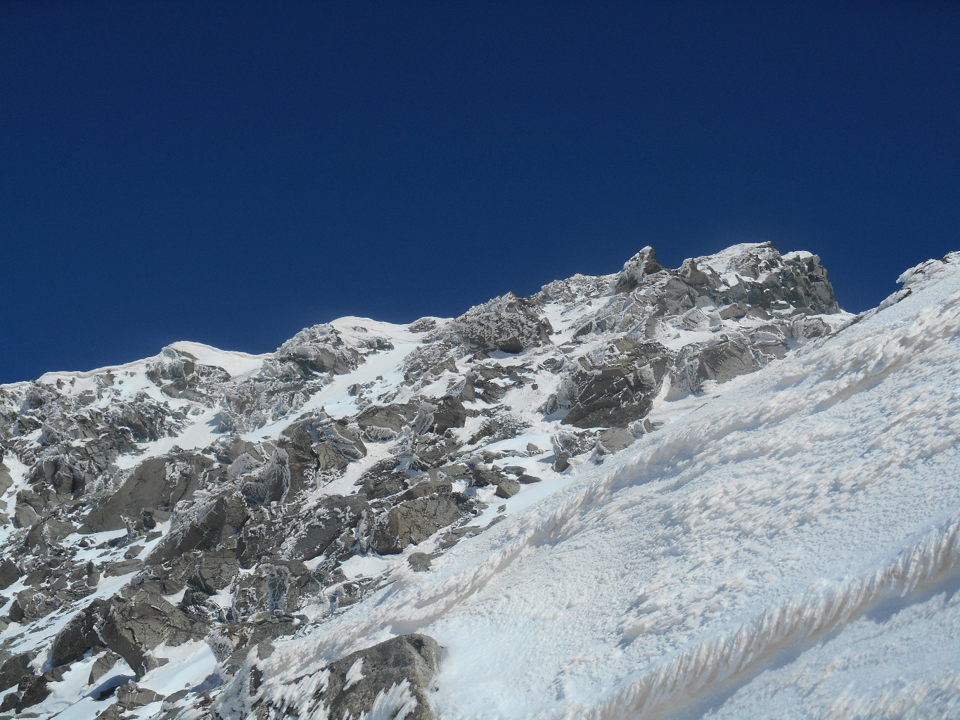 Montée de l'Aiguille de Peclet