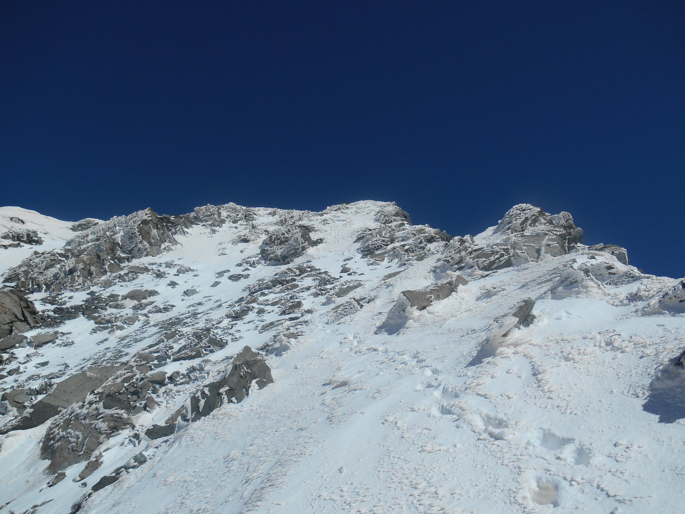 Montée de l'Aiguille de Peclet