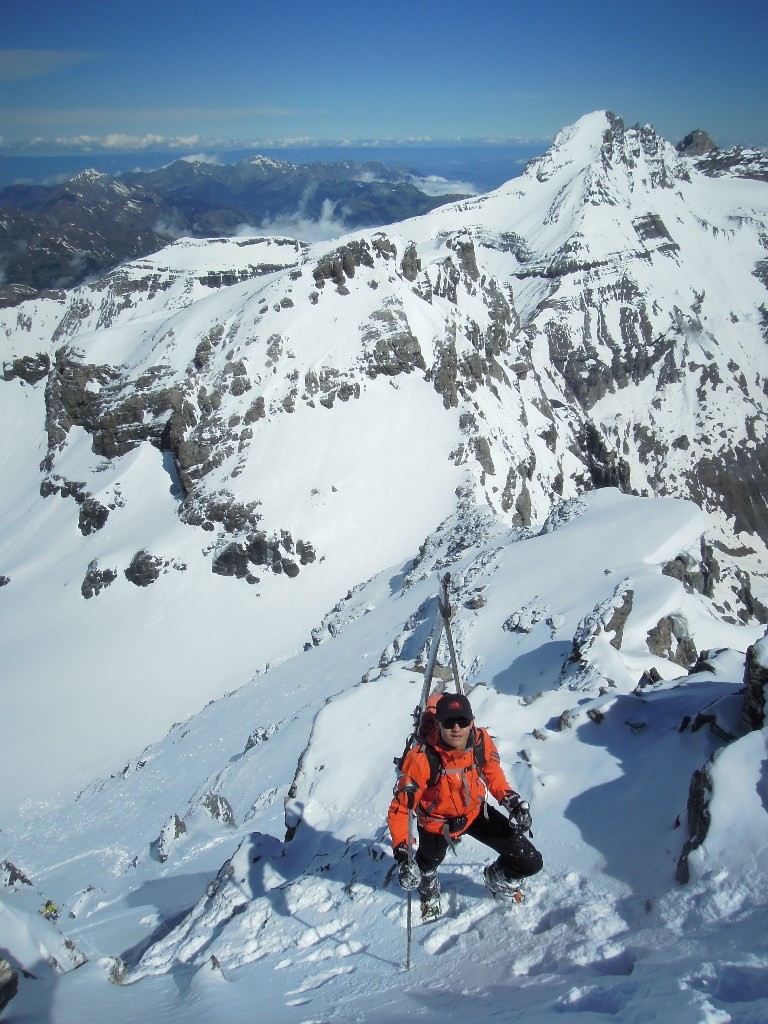 Arrivée au sommet de la Tour Salllière