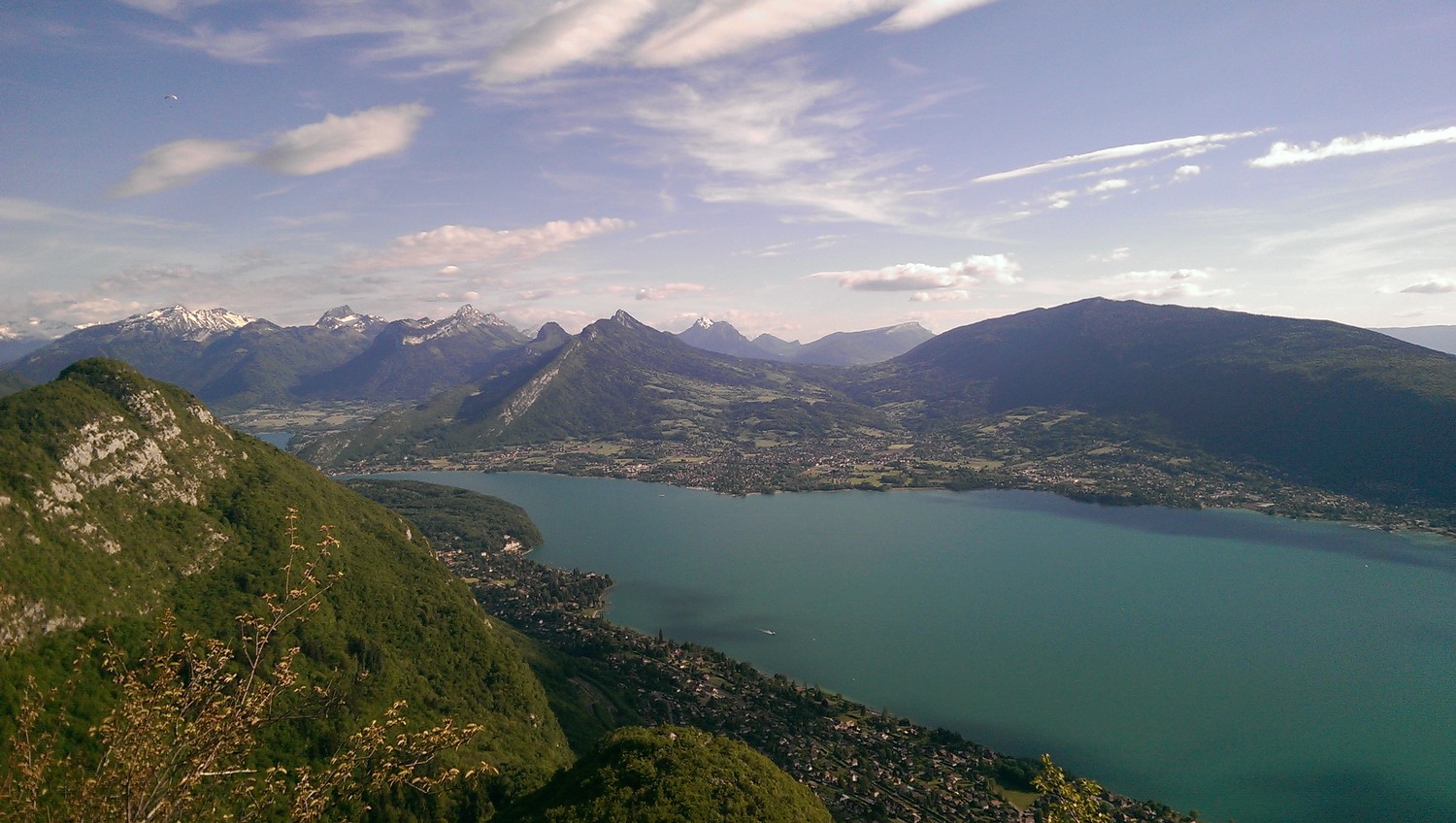 Vue sur le lac d'Annecy