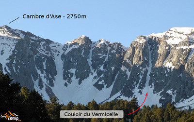 Cambre d'Ase - Couloir du vermicelle Cambre d'Ase - Couloir du vermicelle