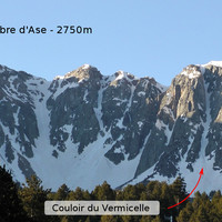 Cambre d'Ase - Couloir du vermicelle