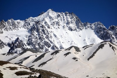 Agneaux face NW vue depuis le Col d'Arsine Agneaux face NW vue depuis le Col d'Arsine