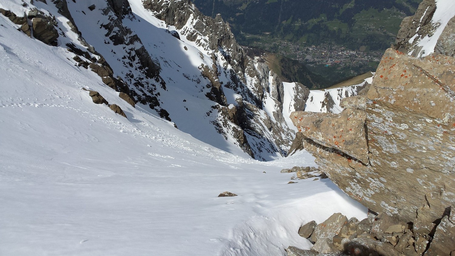 le haut du couloir
