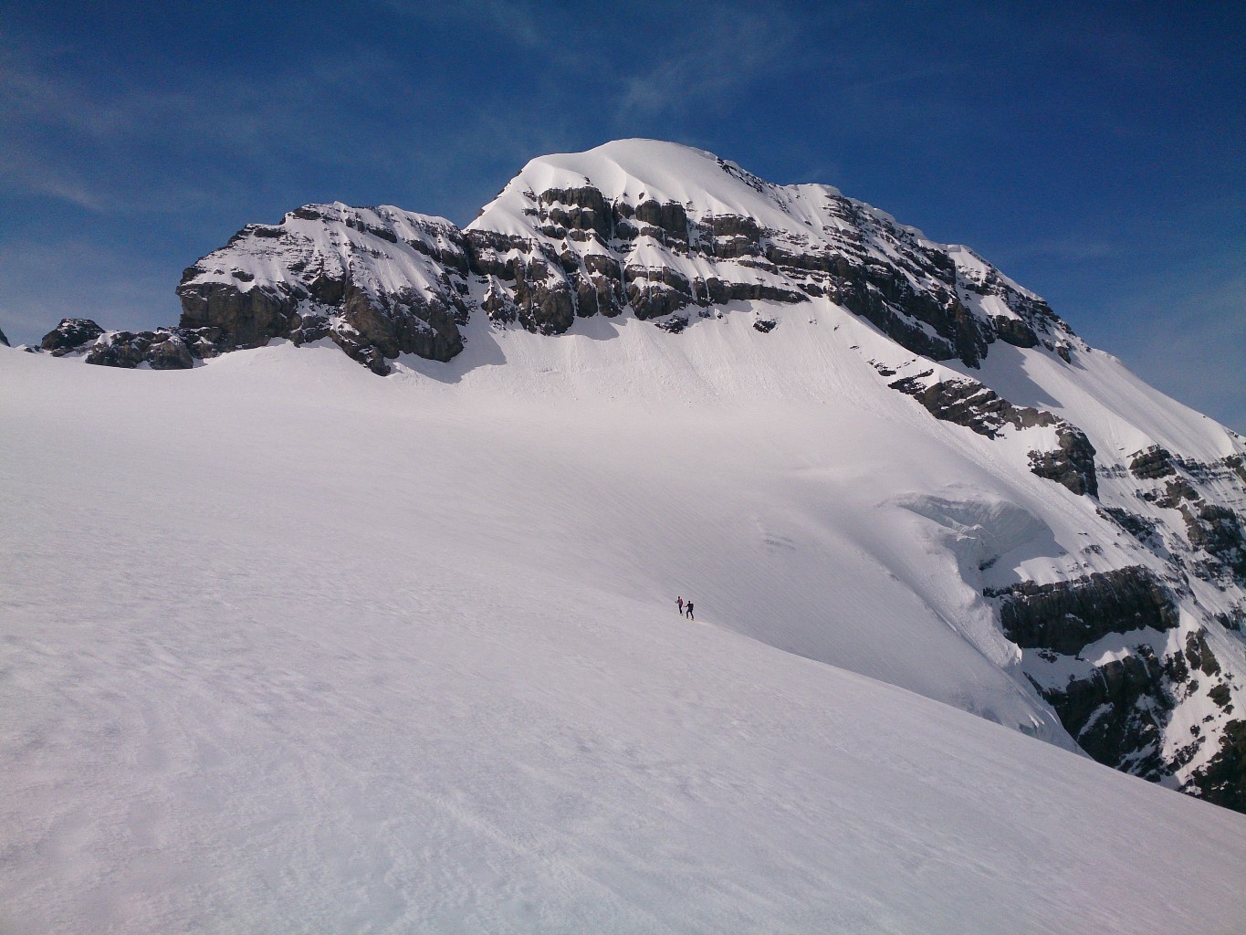 Basile et Steven en direction du Mont Ruan