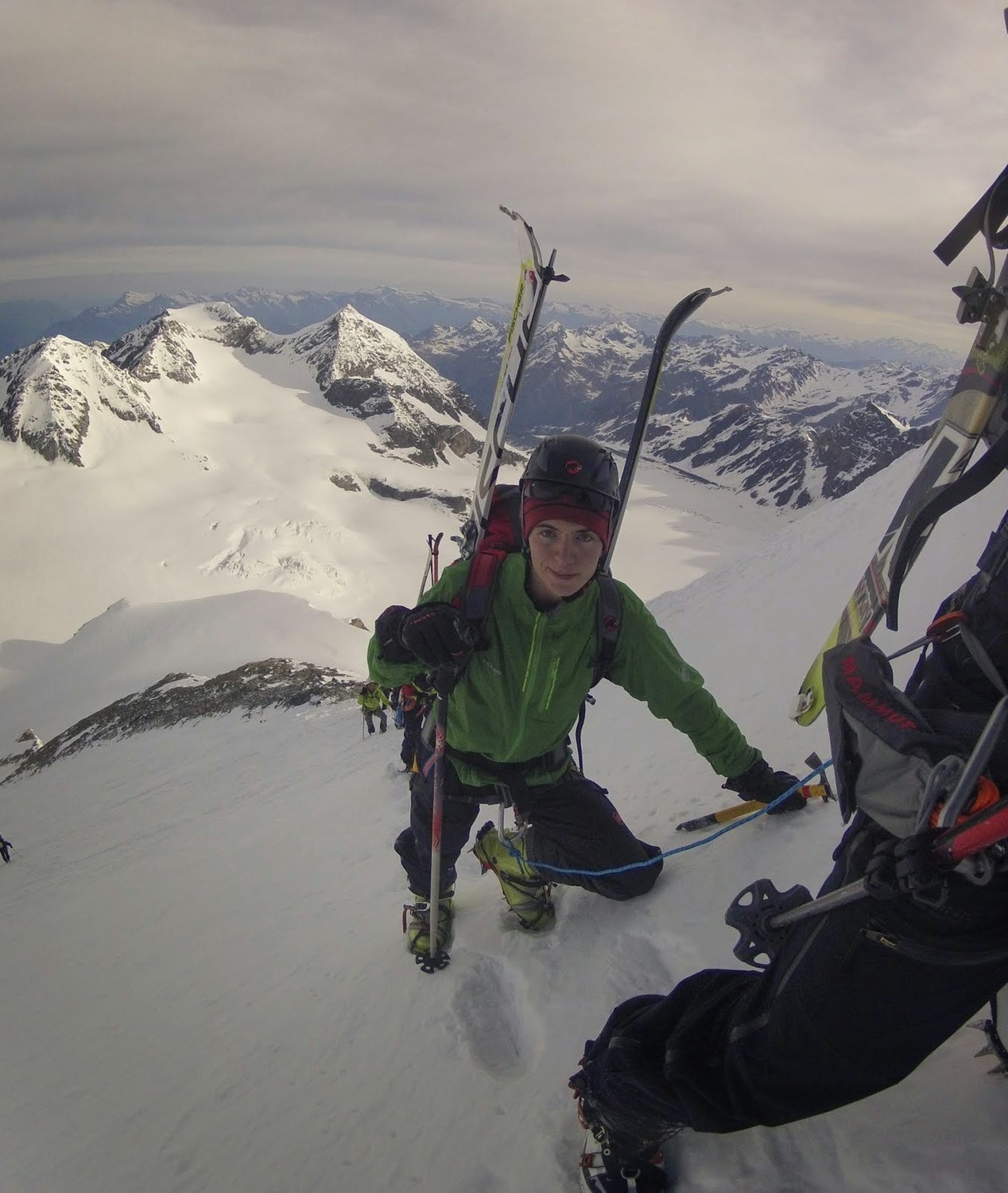 Jeremy dans le haut du couloir