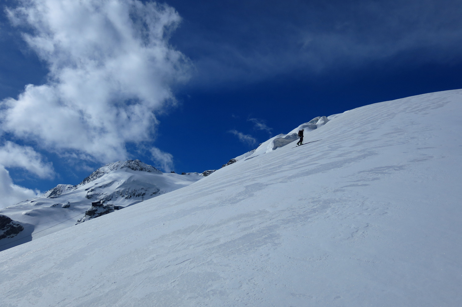 La variante par le glacier de Fee