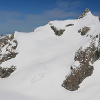 Le versant SE de Roche Faurio, vu de la Brèche des Sagnes