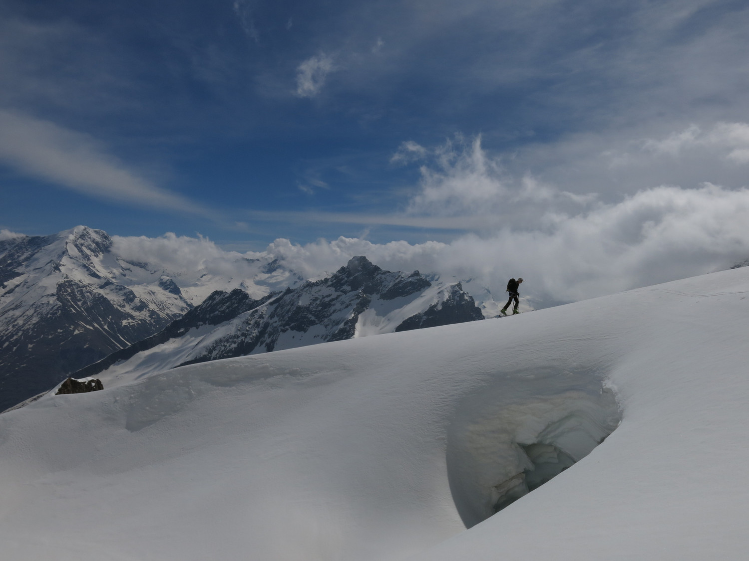 Montée à l'Alphubel