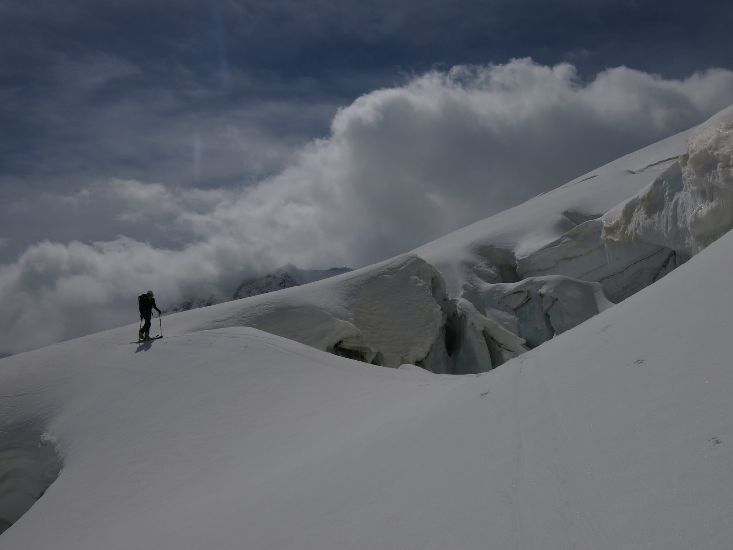 Montée à l'Alphubel